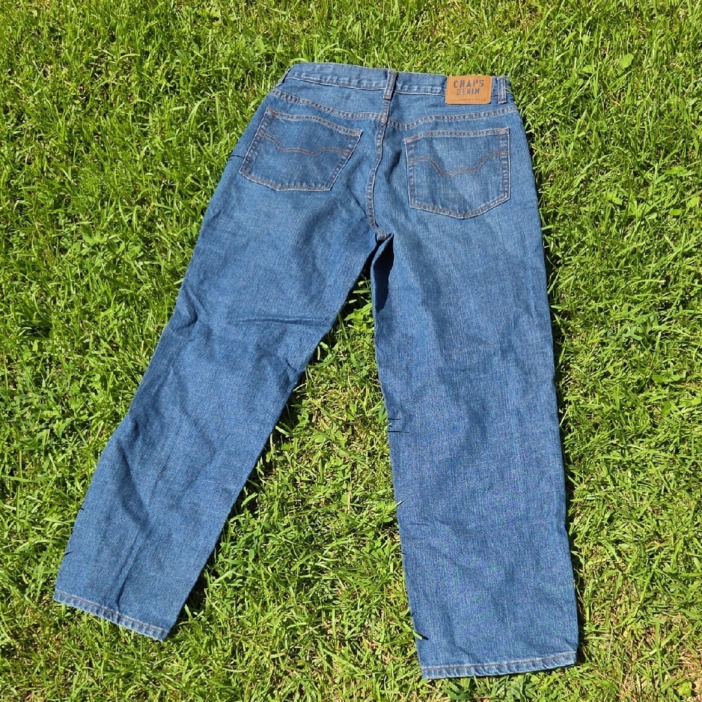 Chaps Relaxed Fit Blue Jeans for Men 32/30 - Picture 5 of 8